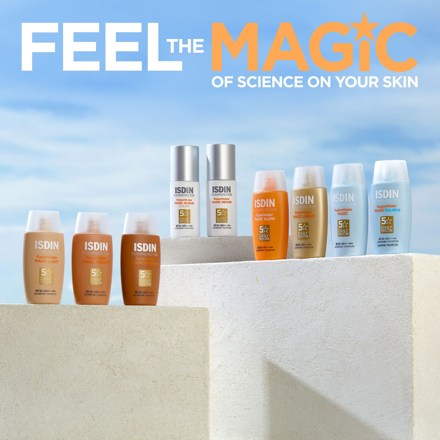 FOTOPROTECTOR ISDIN SPF 50 FUSION WATER COLOR (PROTECTOR SOLAR FACIAL CON COLOR)